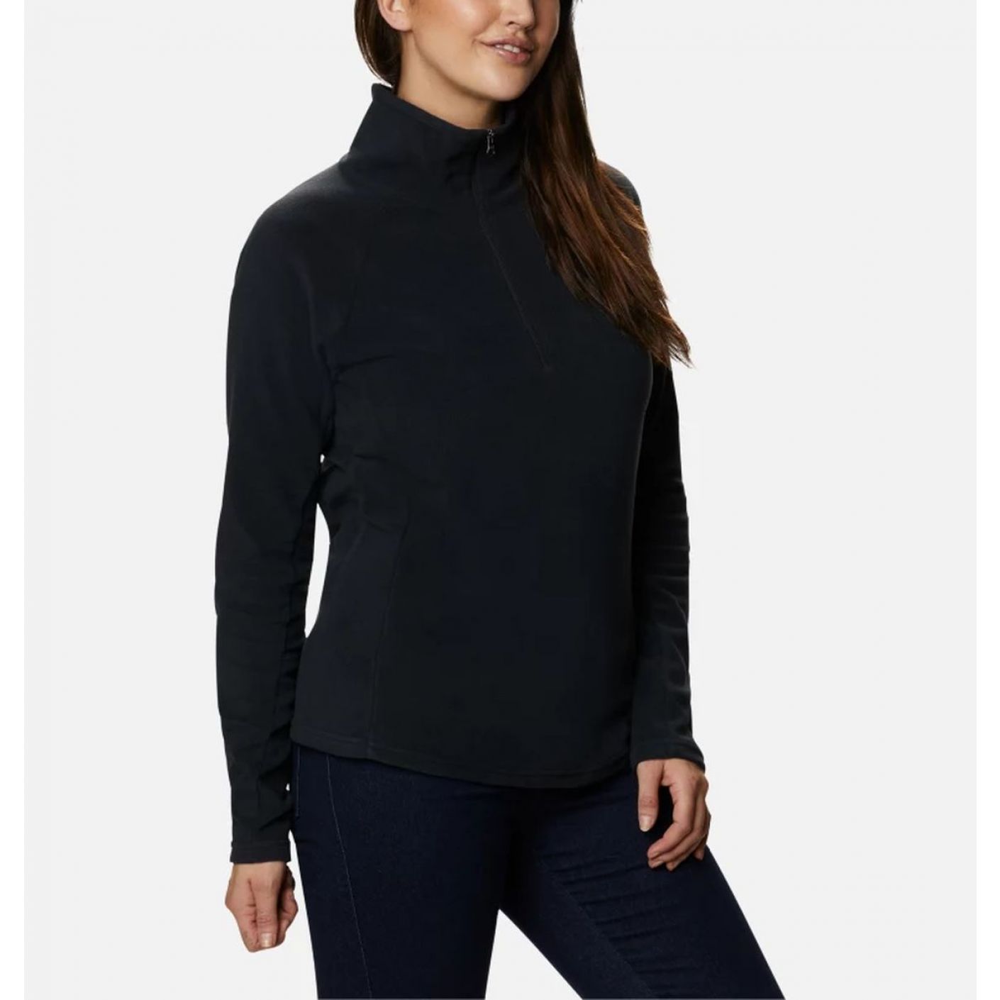 Columbia Pile Glacial IV 1/2 zip Nero da Donna