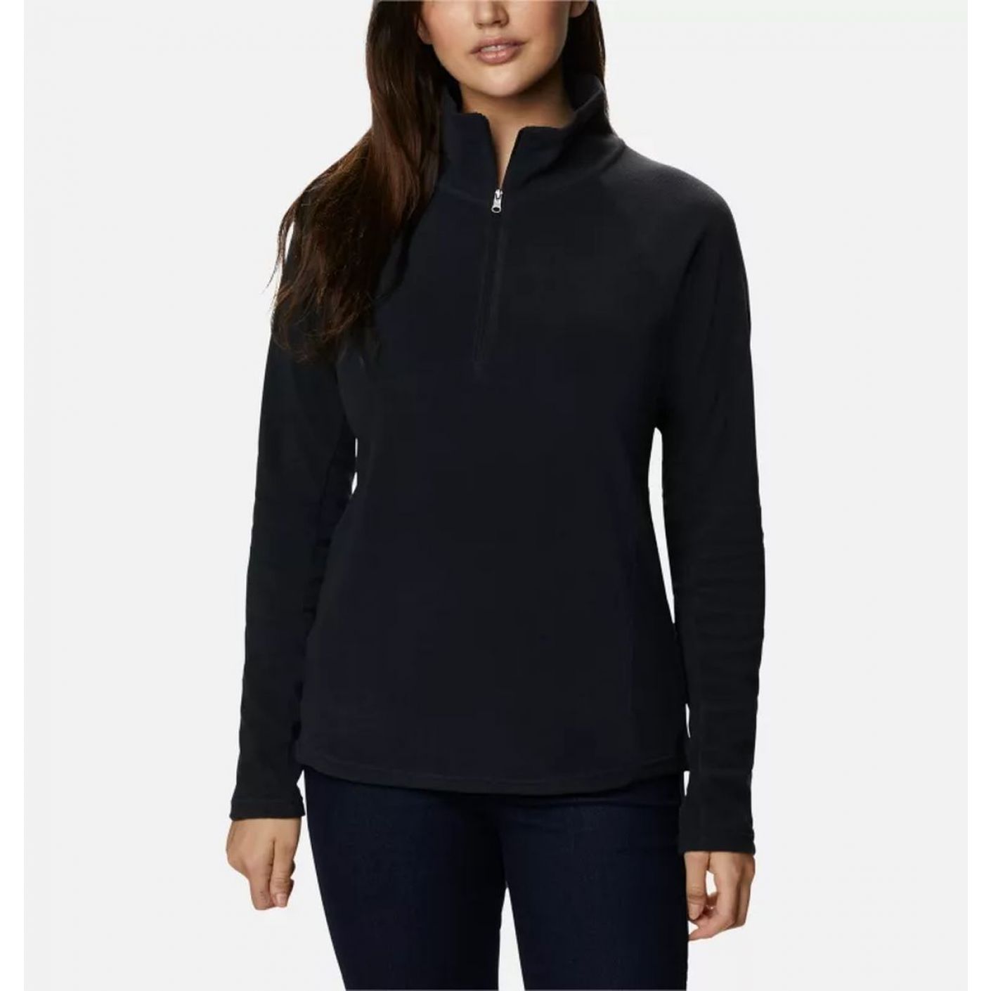 Columbia Pile Glacial IV 1/2 zip Nero da Donna