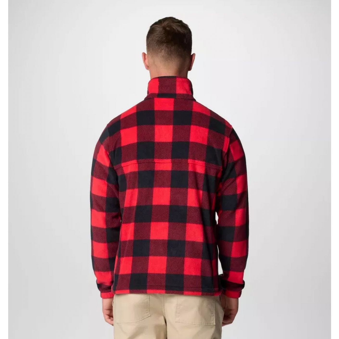 Columbia Pile fantasia Steens Mountain Red Check Print da Uomo