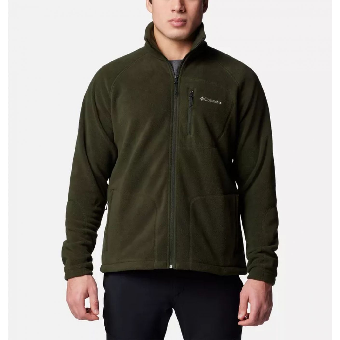 Columbia Fast Trek II Full Zip Fleece Greenscape da Uomo