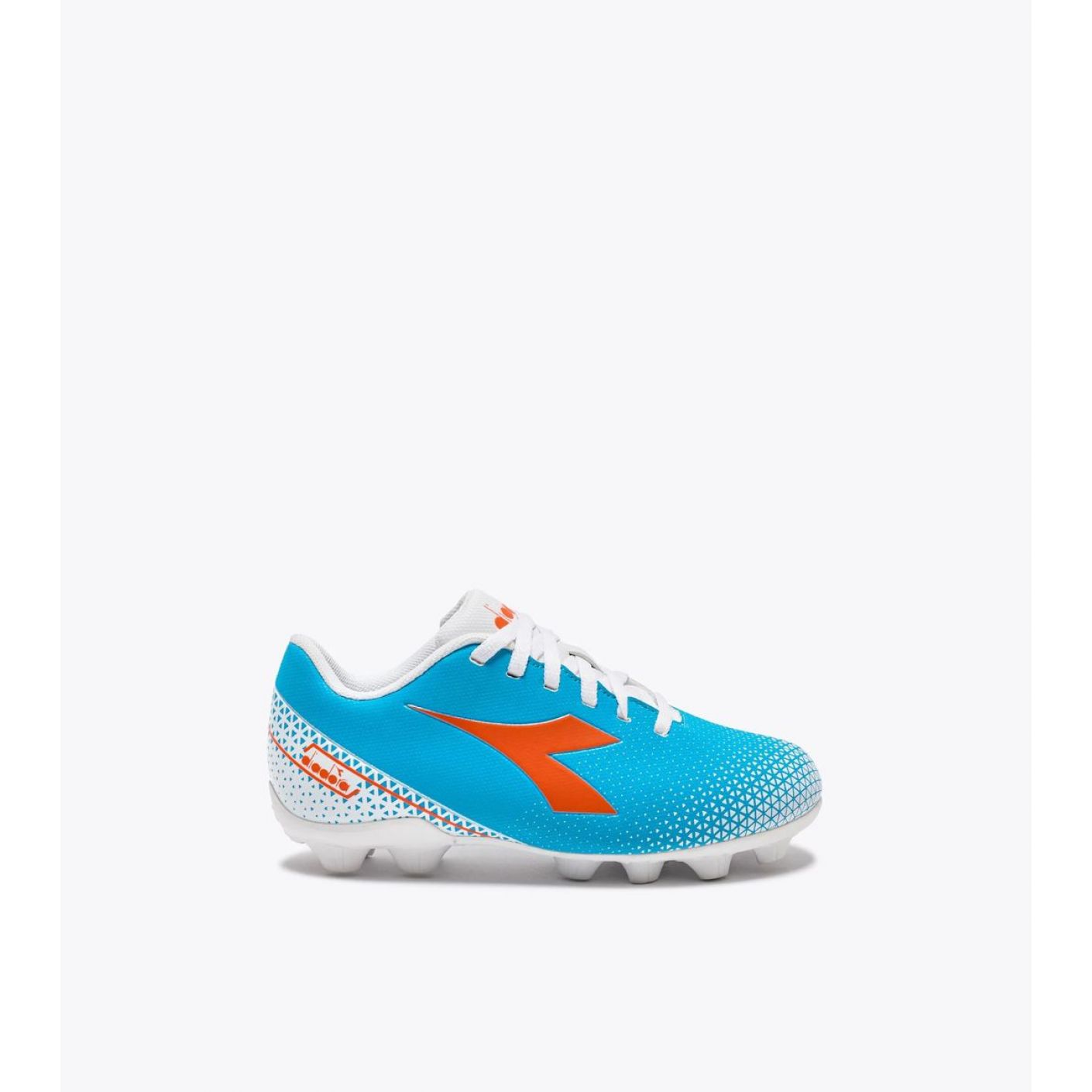 Diadora Pichichi 6 MD JR Cyan Blau/Weiß/Orange Kinderschuhe