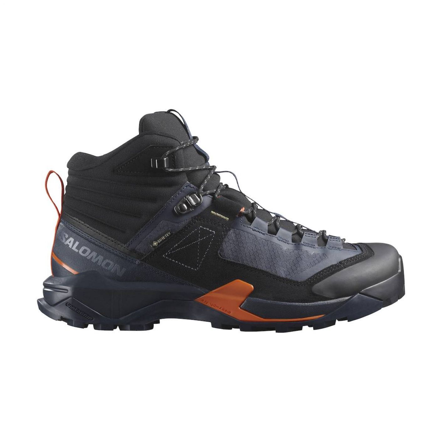 Salomon X Ultra Alpine Mid Gtx Blue Nights/Black/Red Orange for Men