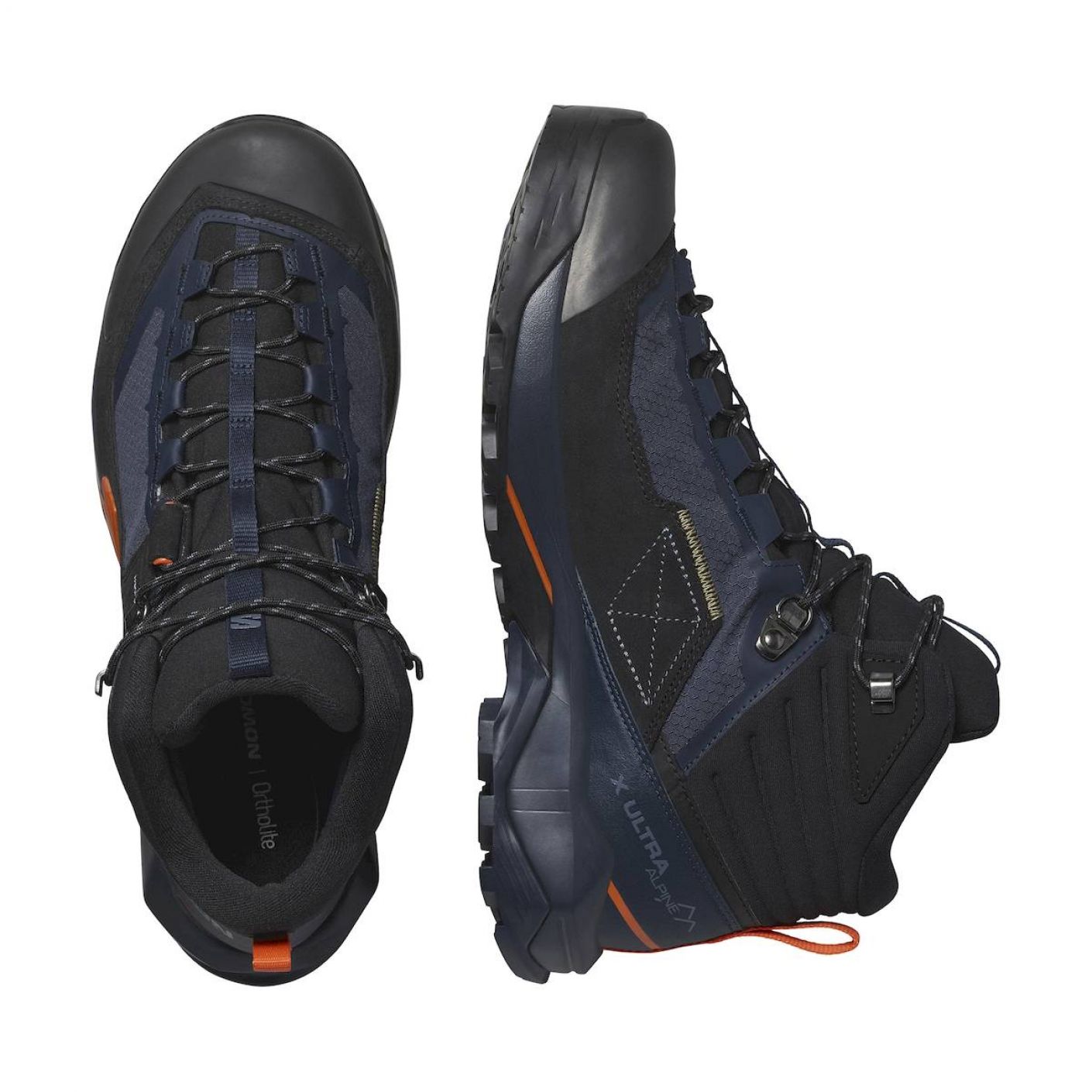 Salomon X Ultra Alpine Mid Gtx Blue Nights/Black/Red Orange da Uomo