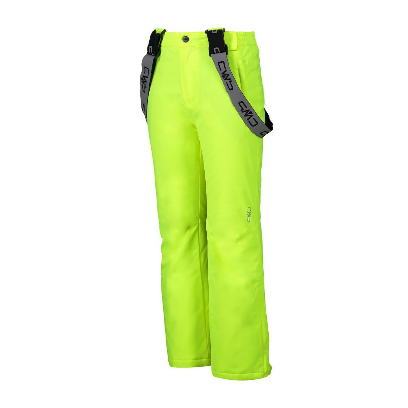 CMP Clima Protect Ski Salopette in Twill Fluorescent Yellow