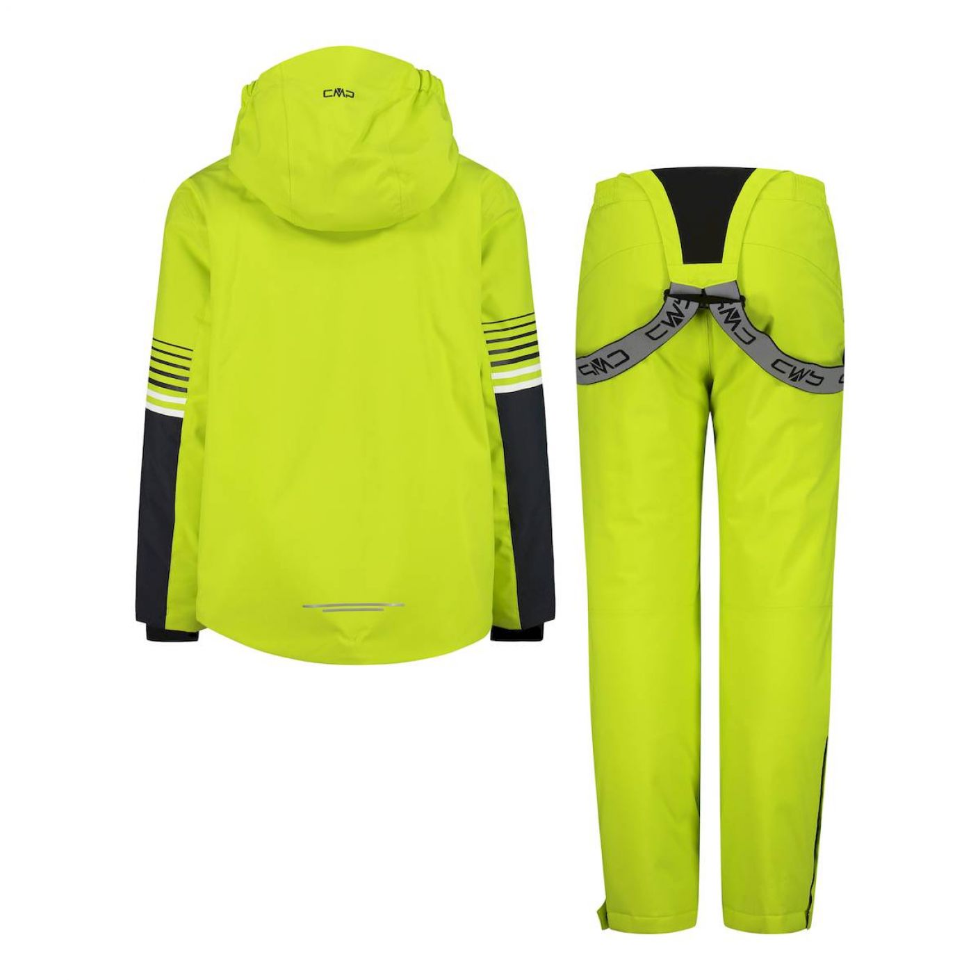 CMP Kids Ski Suit Fluorescent Yellow