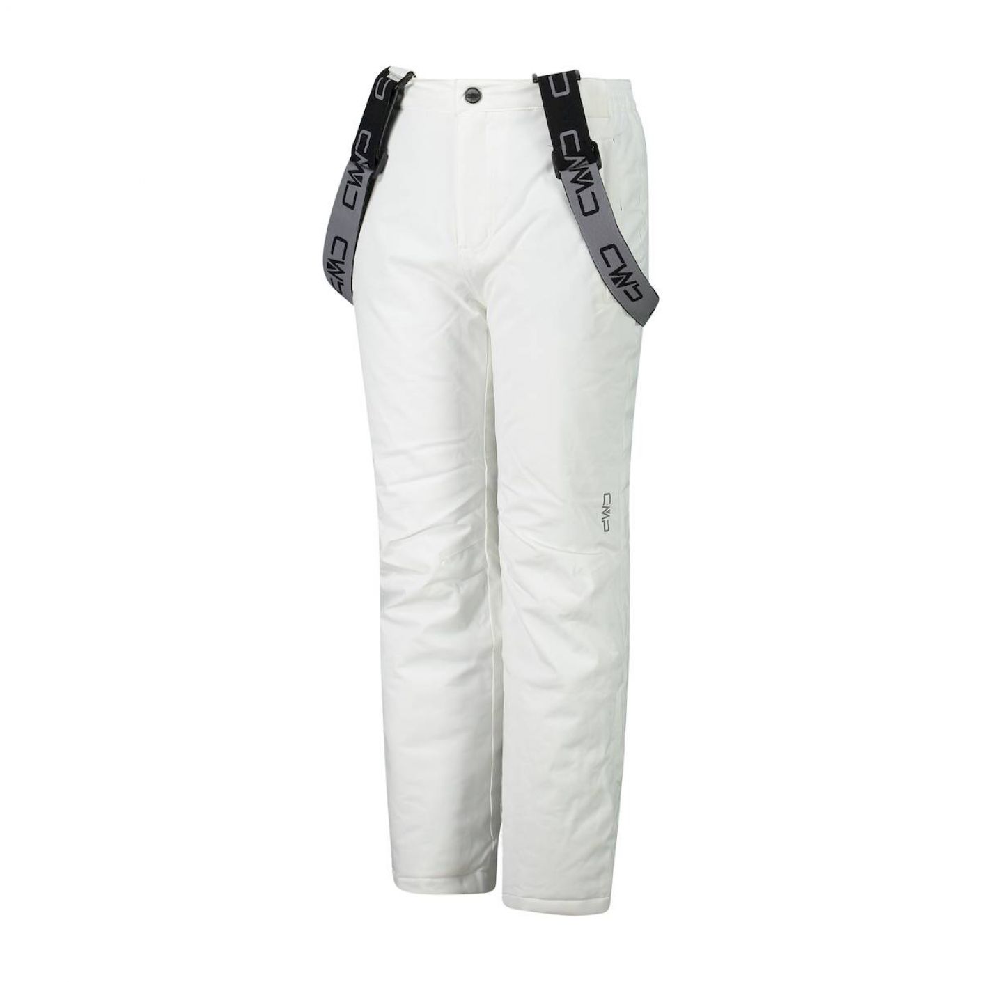 CMP Clima Protect Ski Salopette in Twill White