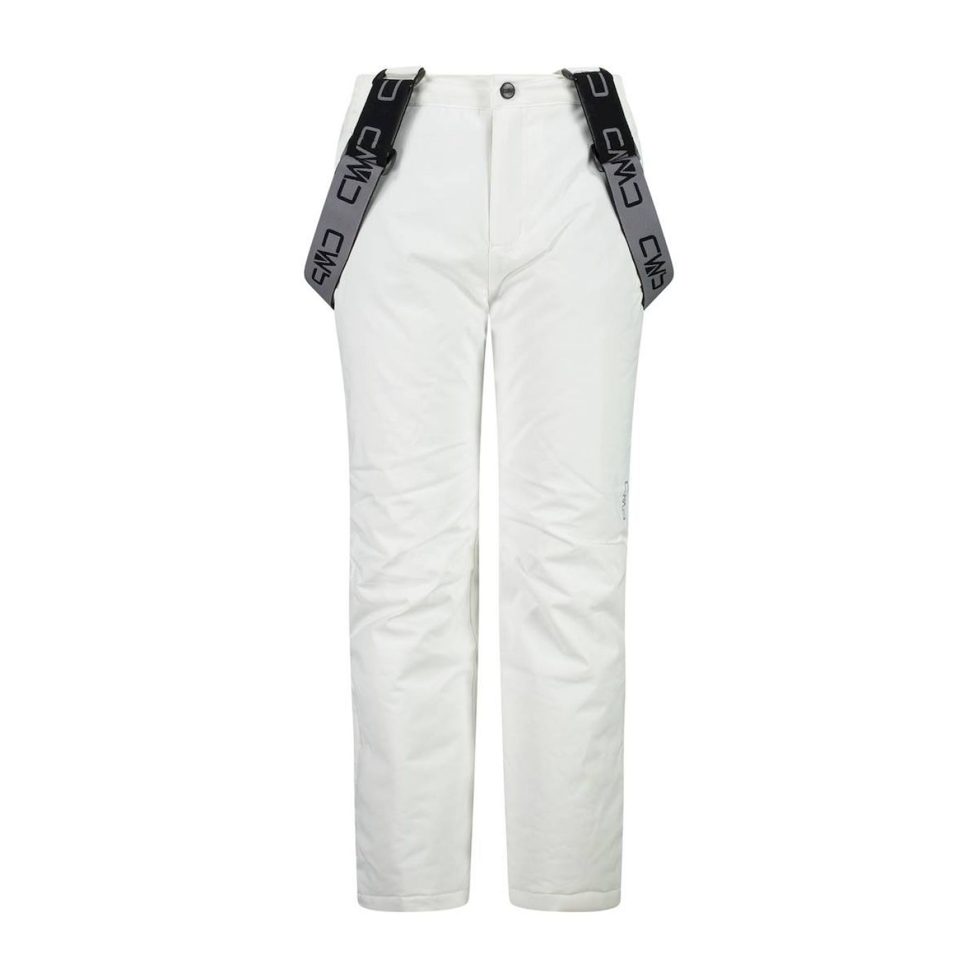 CMP Clima Protect Ski Salopette in Twill White