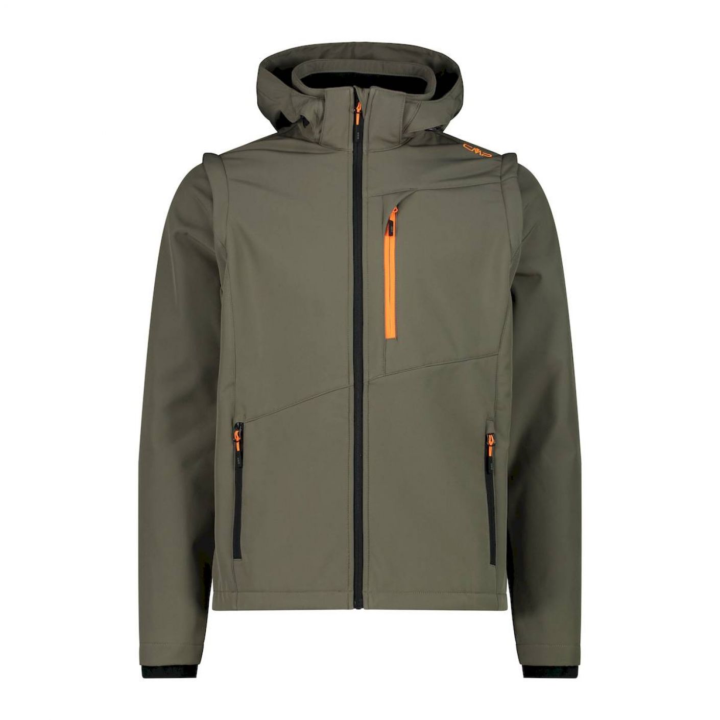 CMP Softshell con Maniche Staccabili da Uomo