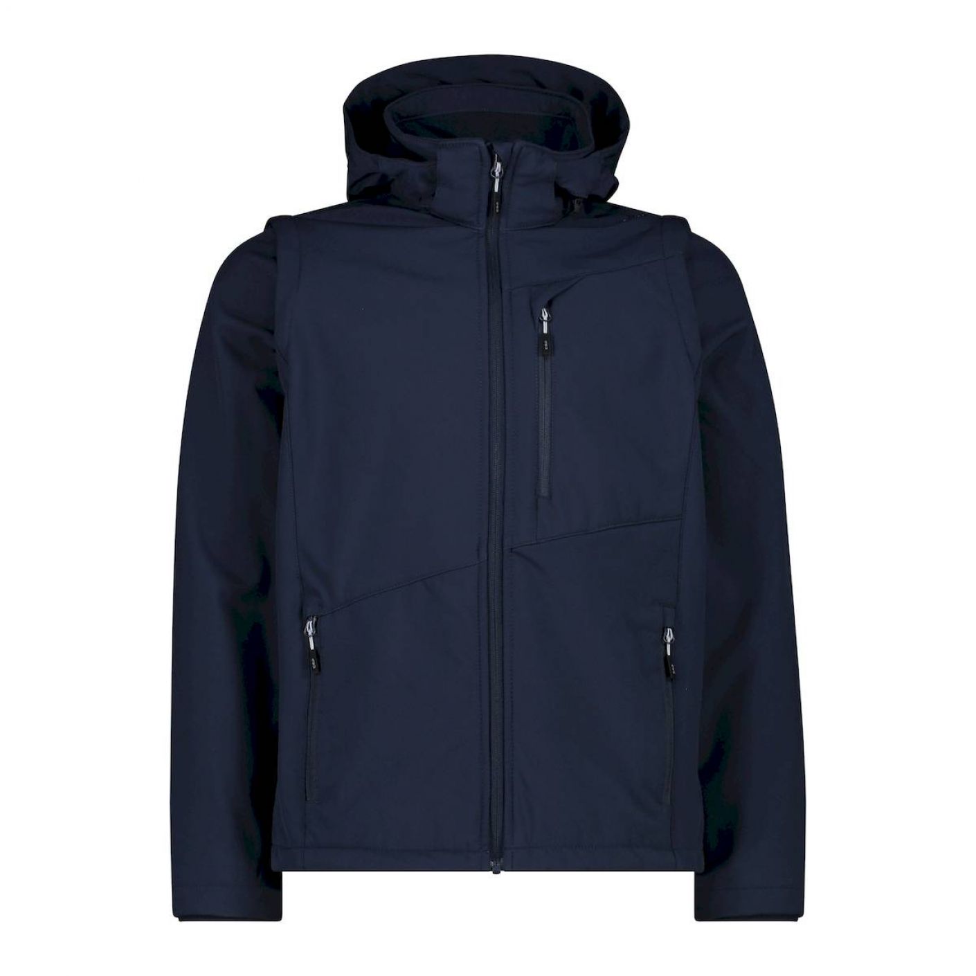 CMP Softshell con Maniche Staccabili da Uomo