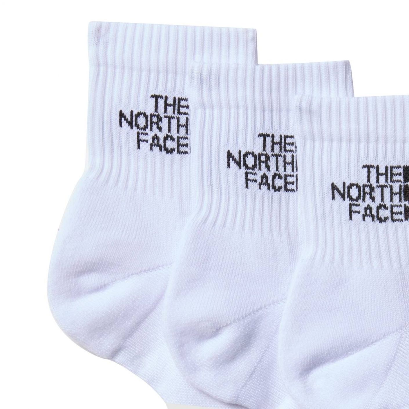 The North Face Multi sport cush quarter sock 3pack tnf white