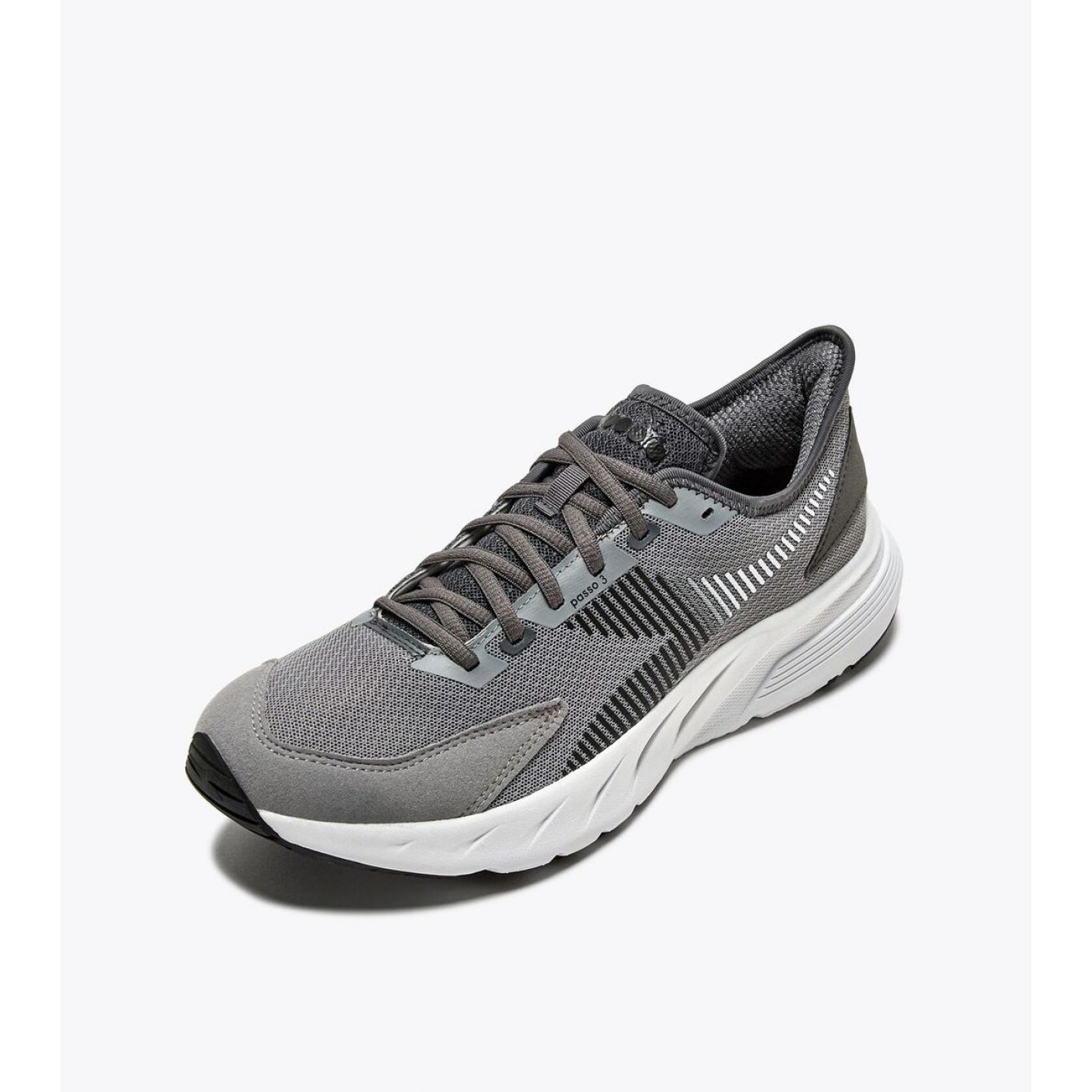 Diadora Passo 3 Herrenschuhe Grau Legierung/Stahl/Schwarz