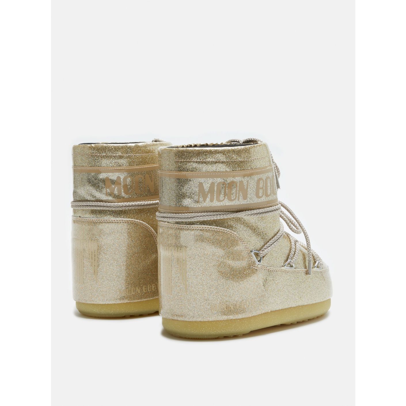 Moon Boot Icon Low Glitter Gold