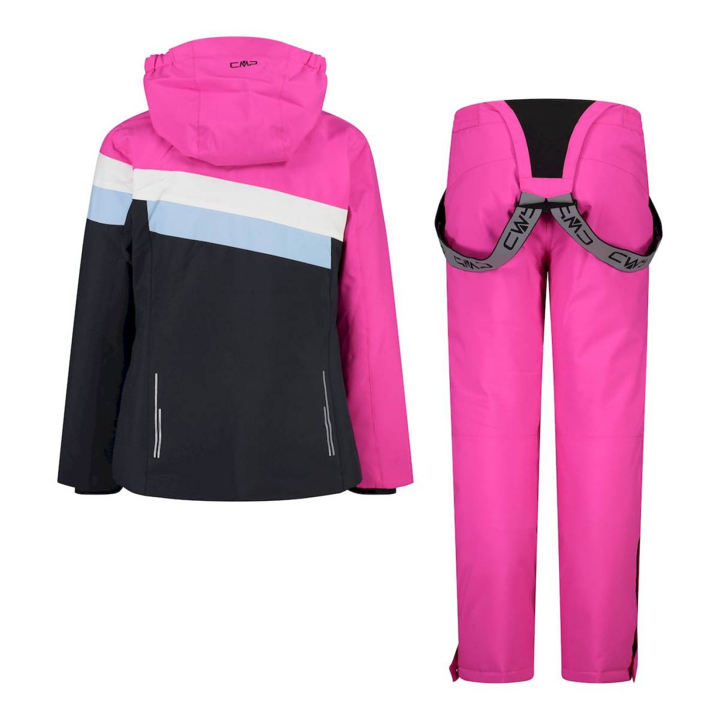 Campagnolo Complete Ski Set for Girls Anthracite/Pink