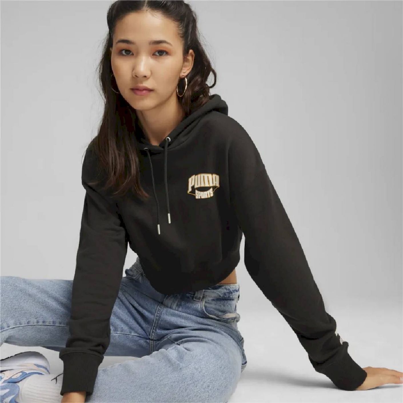 Puma Team For The FA Crop Sweatshirt