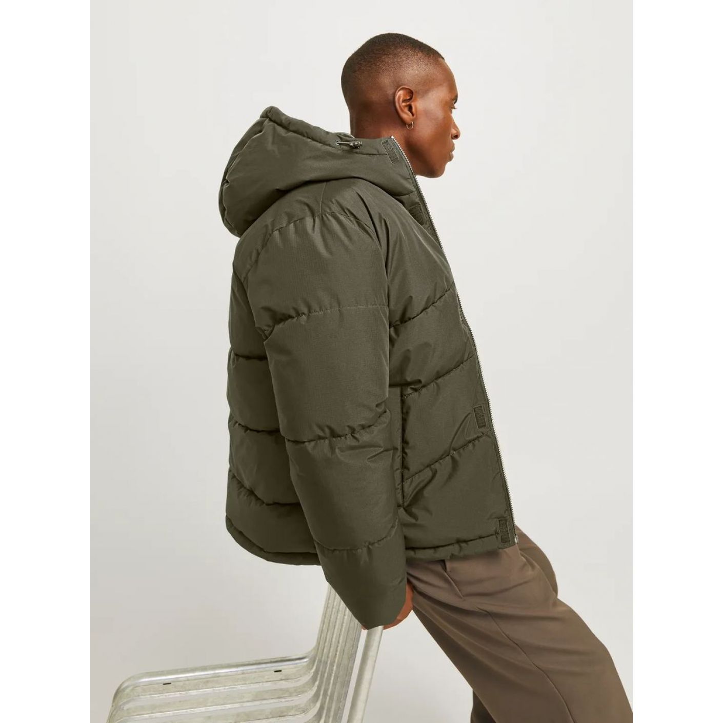 Jack & Jones Giacca Puffer Olive Night da Uomo