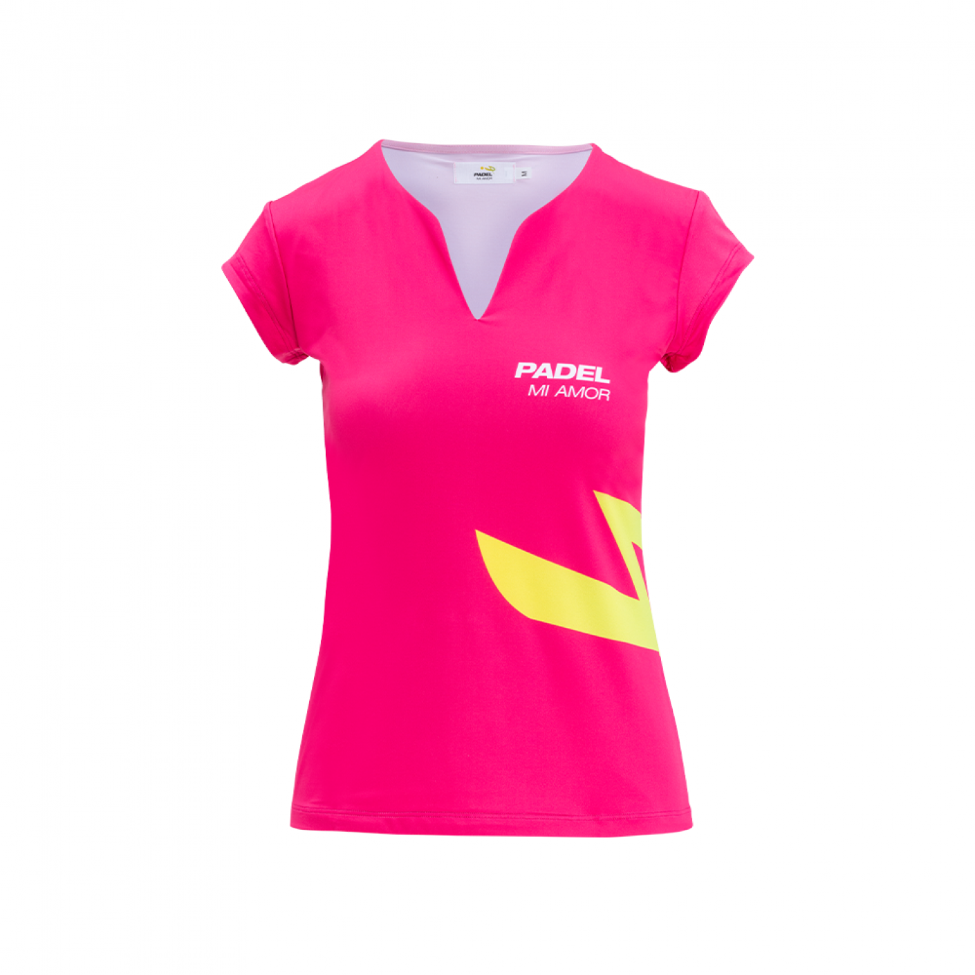 Padel Mi Amor Damen Icon Fuchsia T-Shirt