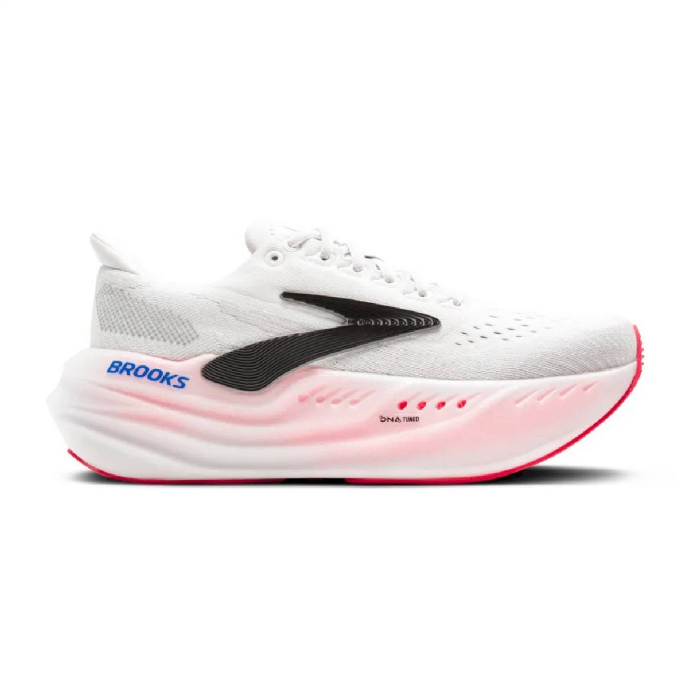 Brooks Glycerin Max White/Black/Diva Pink da Donna