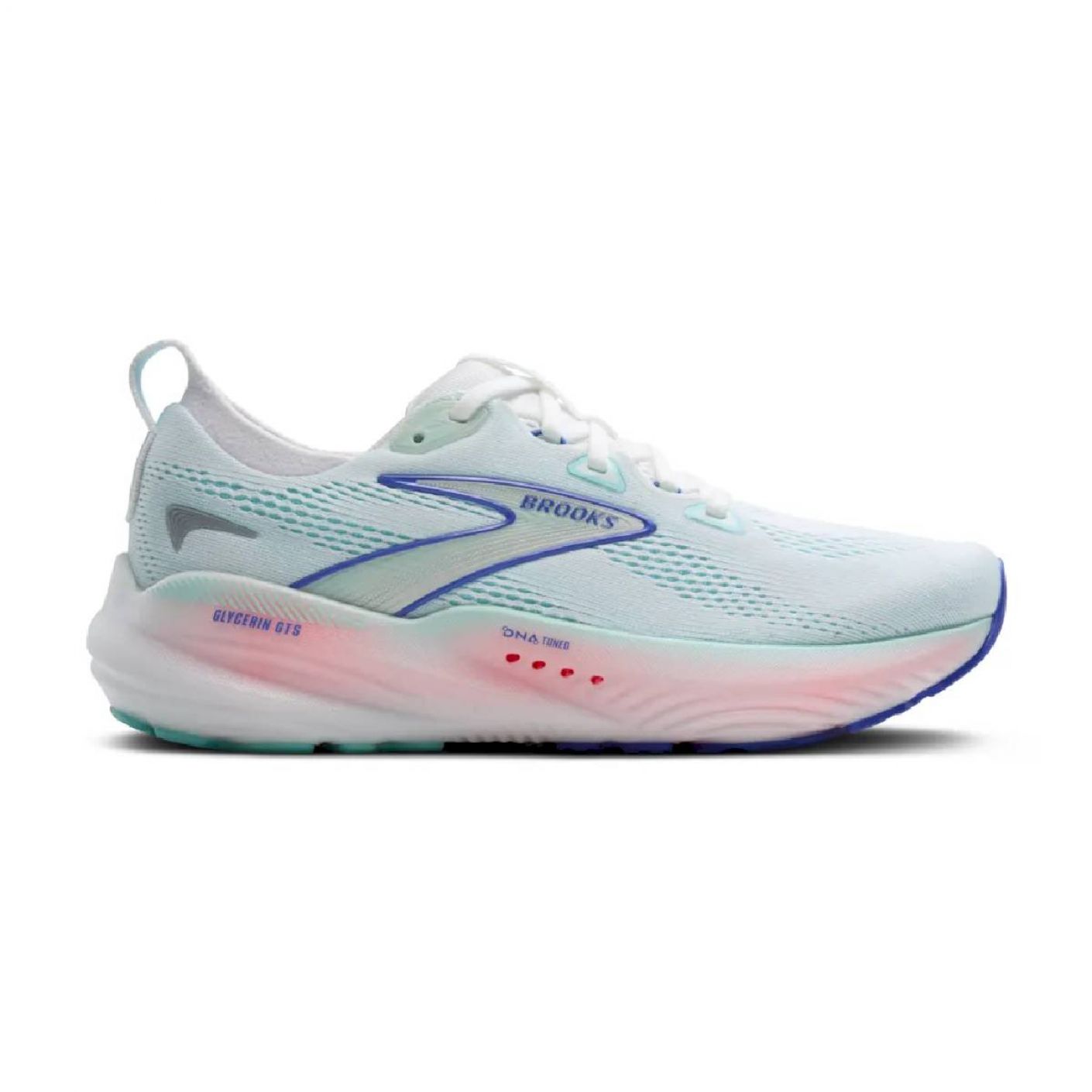 Brooks Glycerin GTS 22 White/Limpet Shell/Amparo Blue da Donna