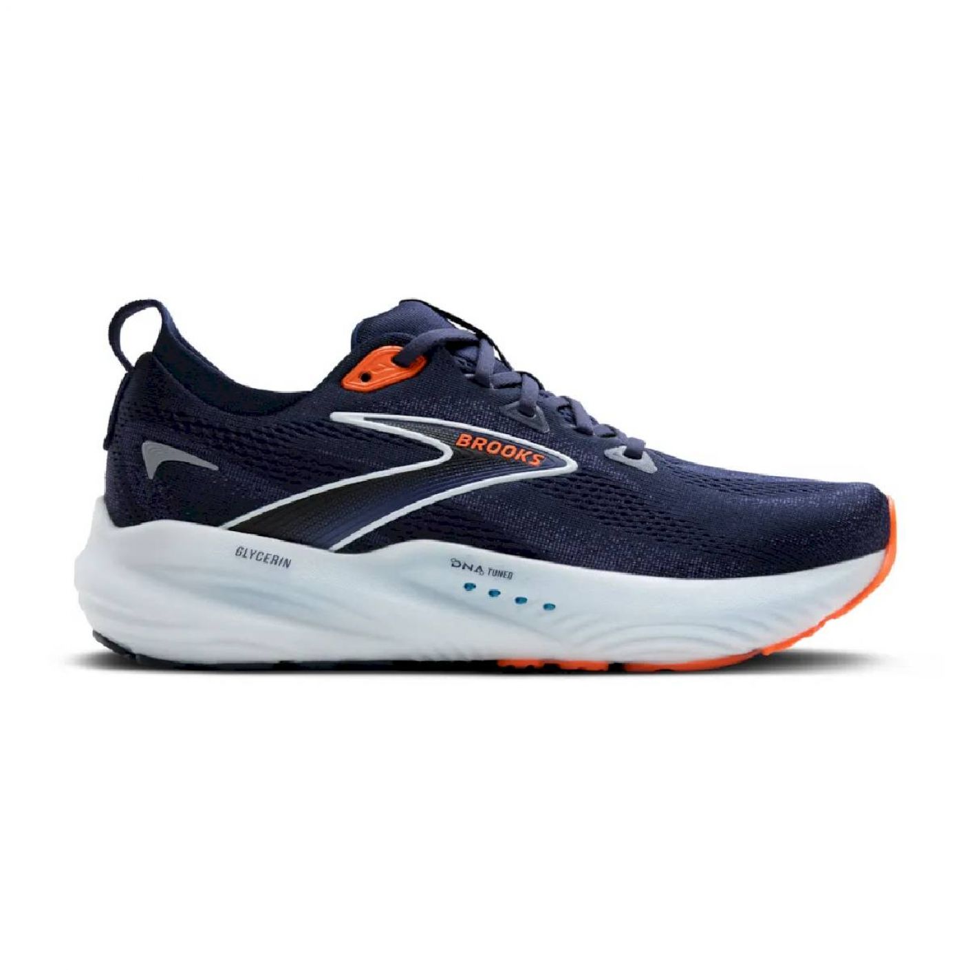 Brooks Glycerin 22 Peacoat/Blue Ribbon/Orange da Uomo