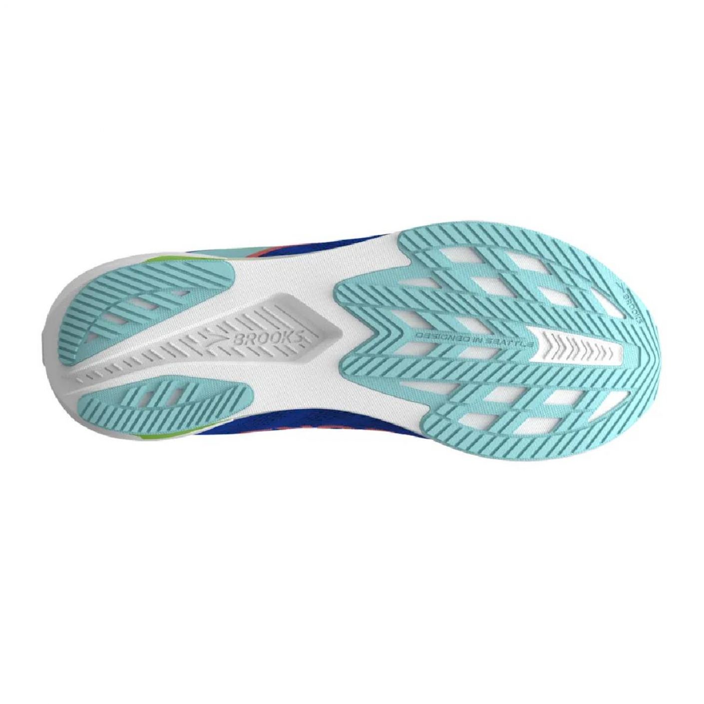 Brooks Hyperion 2 Cobalt/Green Gecko/Limpett da Uomo