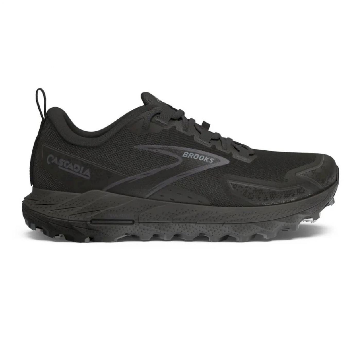 Brooks Cascadia 18 Black/Blackened Pearl/Grey da Uomo