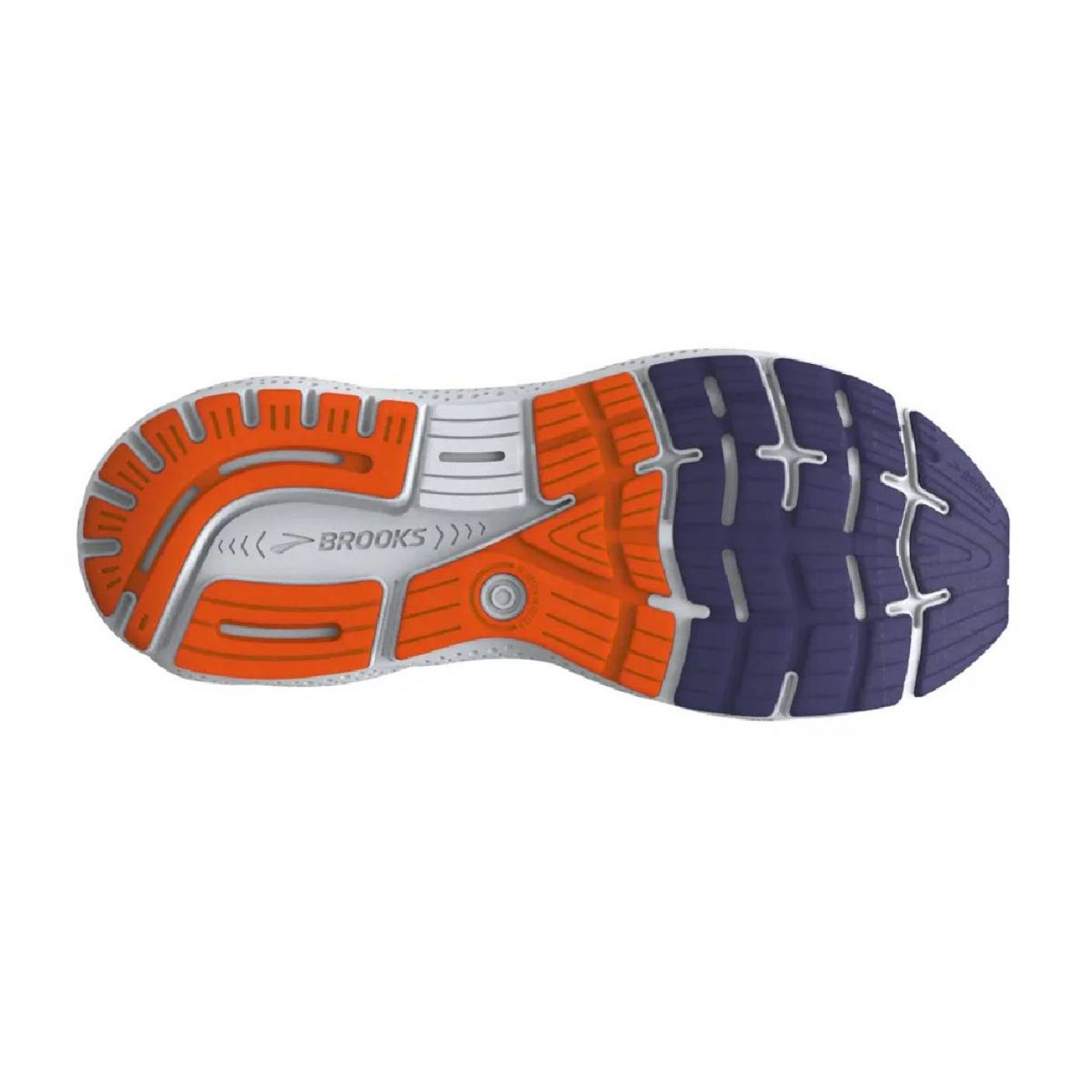 Brooks Ghost 16 Bonnie Blue/Blue Ribbon/Orange da Uomo