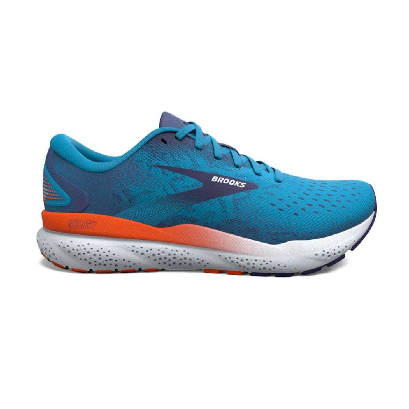 Brooks Ghost 16 Bonnie Blue/Blue Ribbon/Orange da Uomo