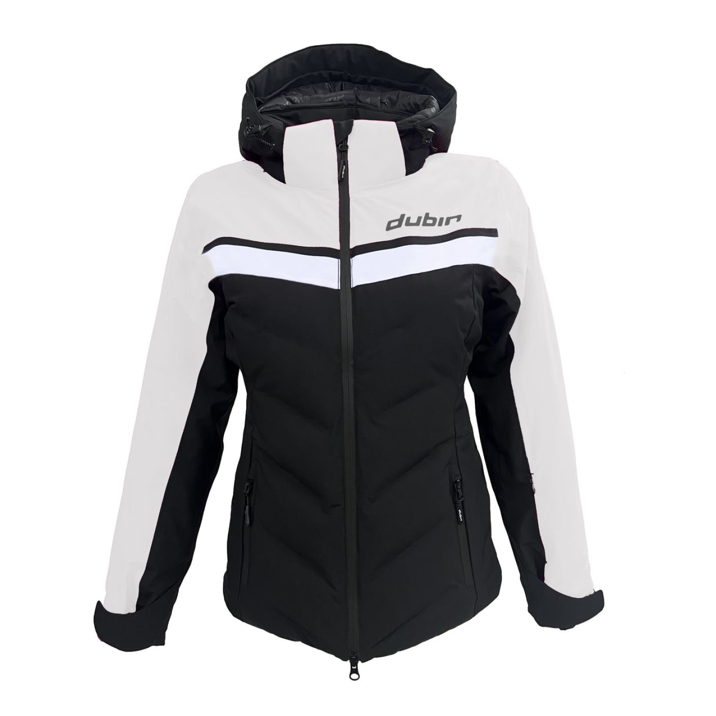 Dubin Giacca Sci Limedes da Donna 20mila Colonna d'Acqua Bianca/Nera