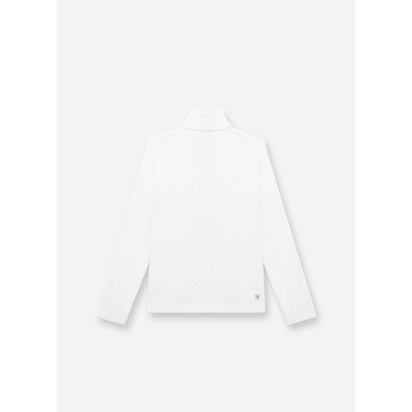 Colmar Damen Half Zip Stretch Unterjacke Jersey Weiß