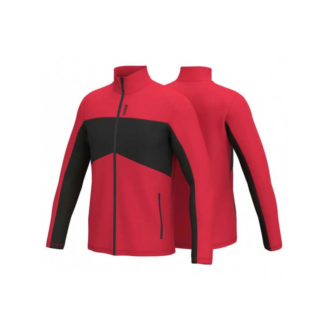 Colmar Felpa da Sci Full Zip Red/Black da Uomo