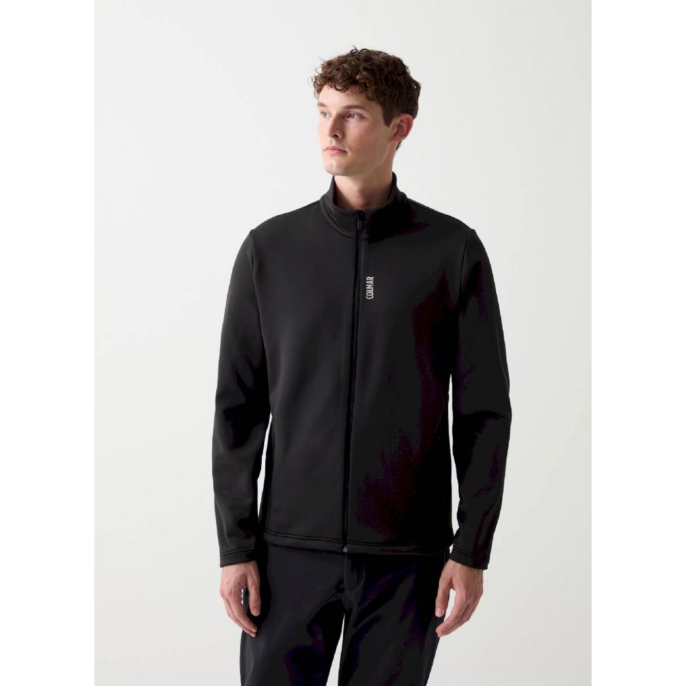 Colmar Maglia Sottogiacca Stretch Full Zip Nero da Uomo