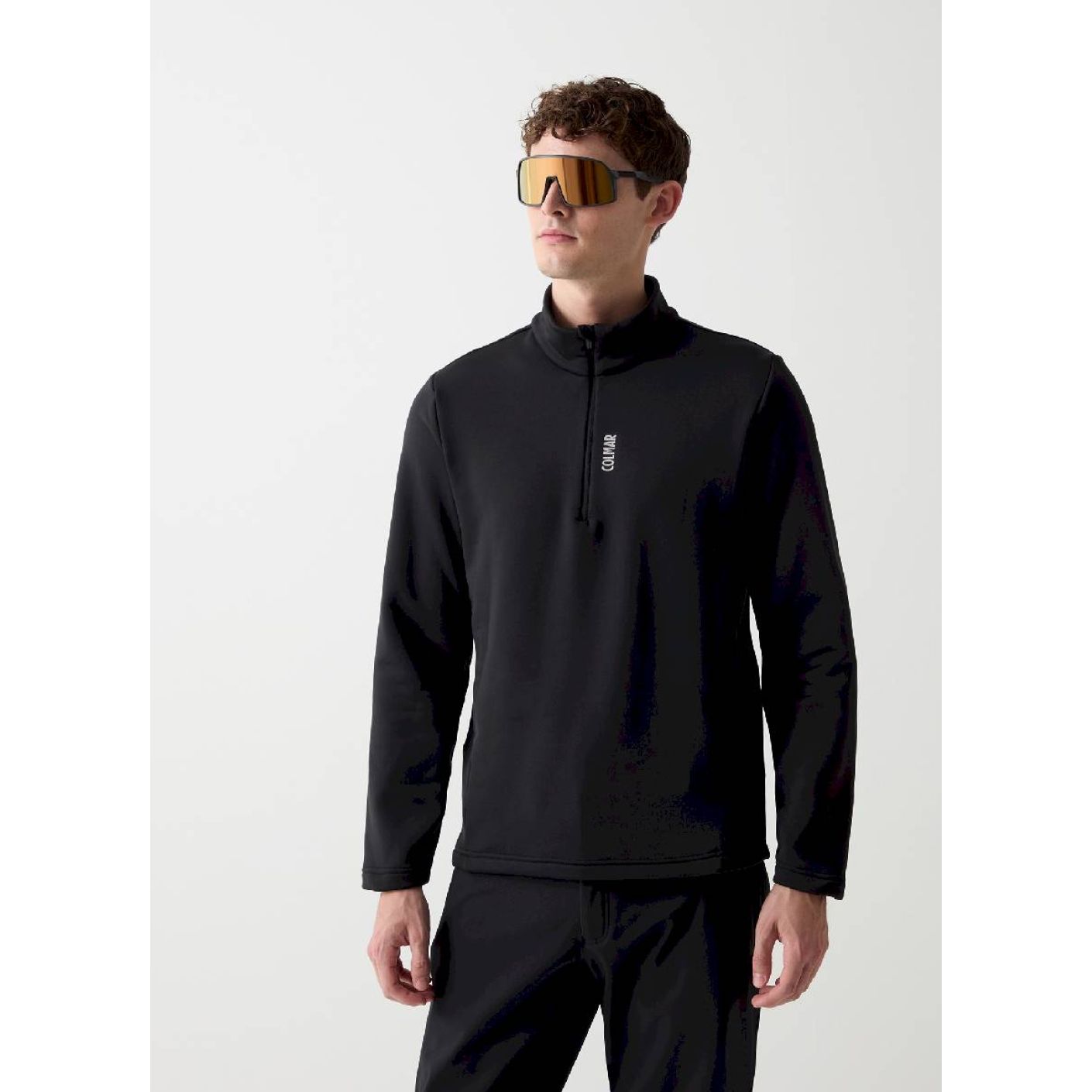 Colmar Thermal Shirt Stretch Half Zip Black for Men