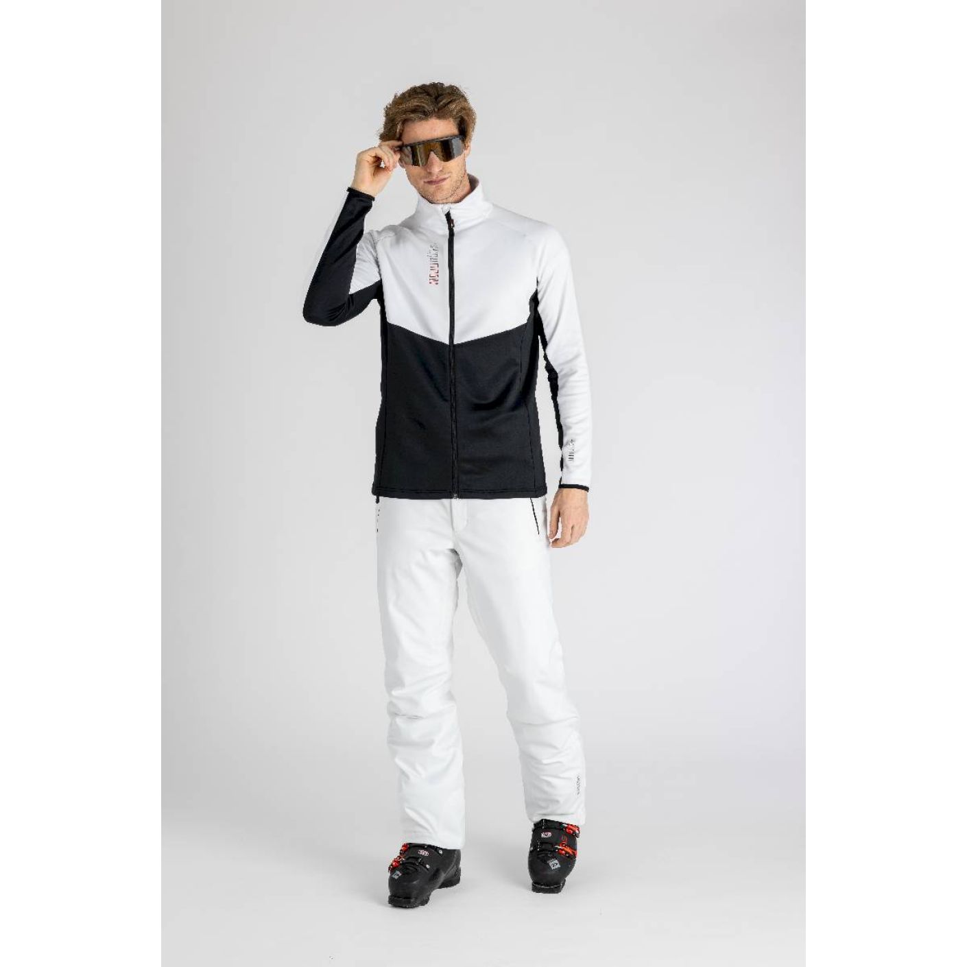 Zero RH+ Maglia Sottogiacca Sci Zero FullZip White/Black da Uomo