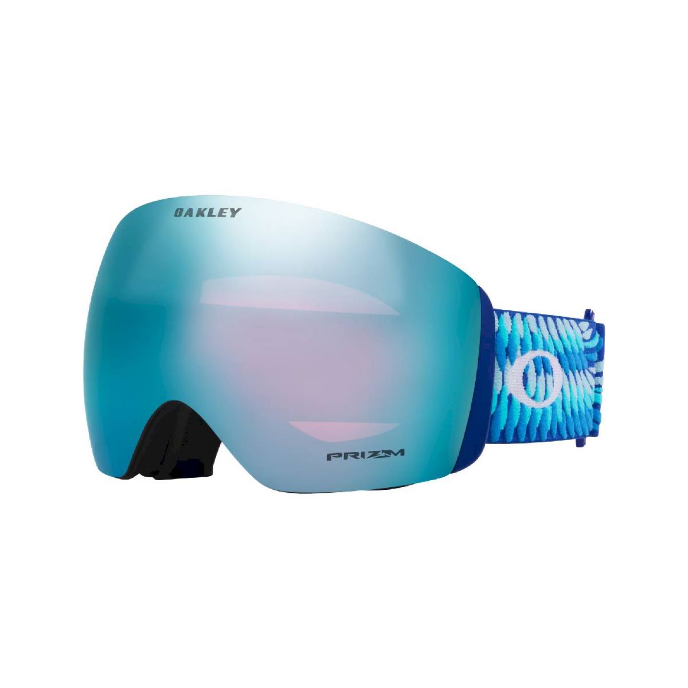 Oakley Flight Deck L Mikaela Shiffrin Signature Lente prizm snow sapphire iridium, Fascia mikaela shiffrin signature