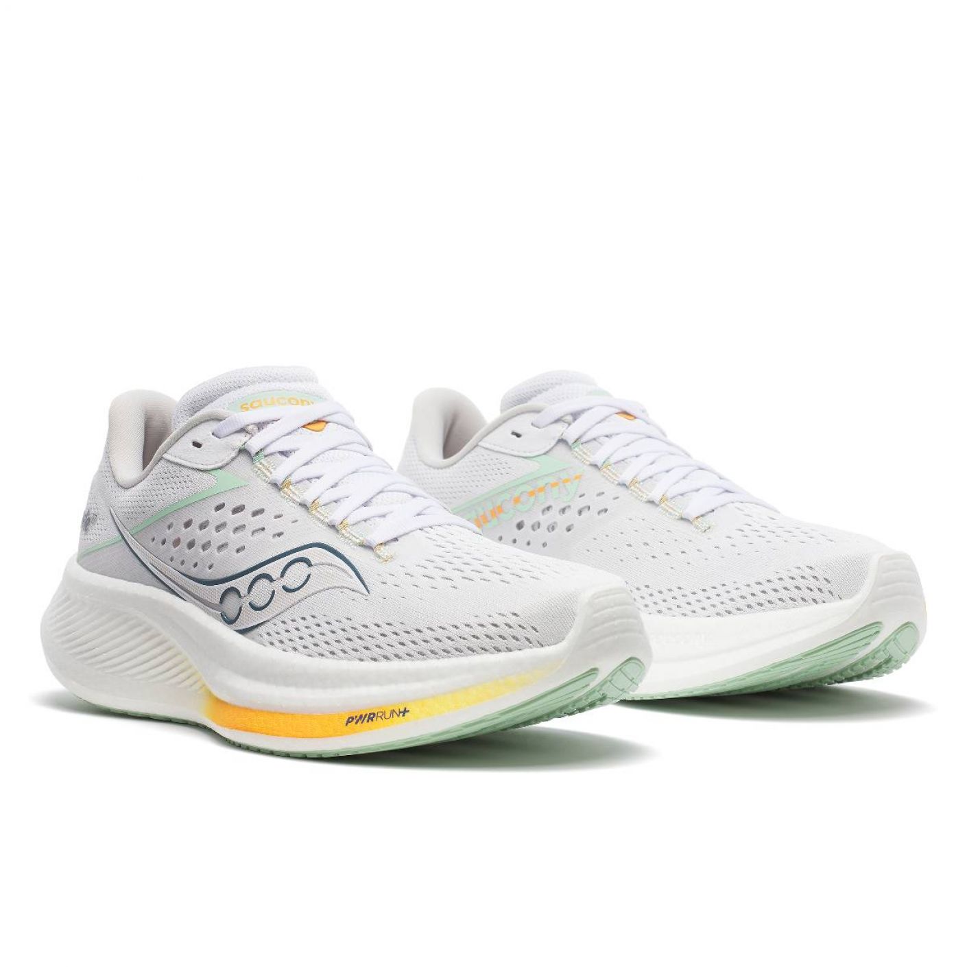 Saucony Ride 17 White/Peel da Donna