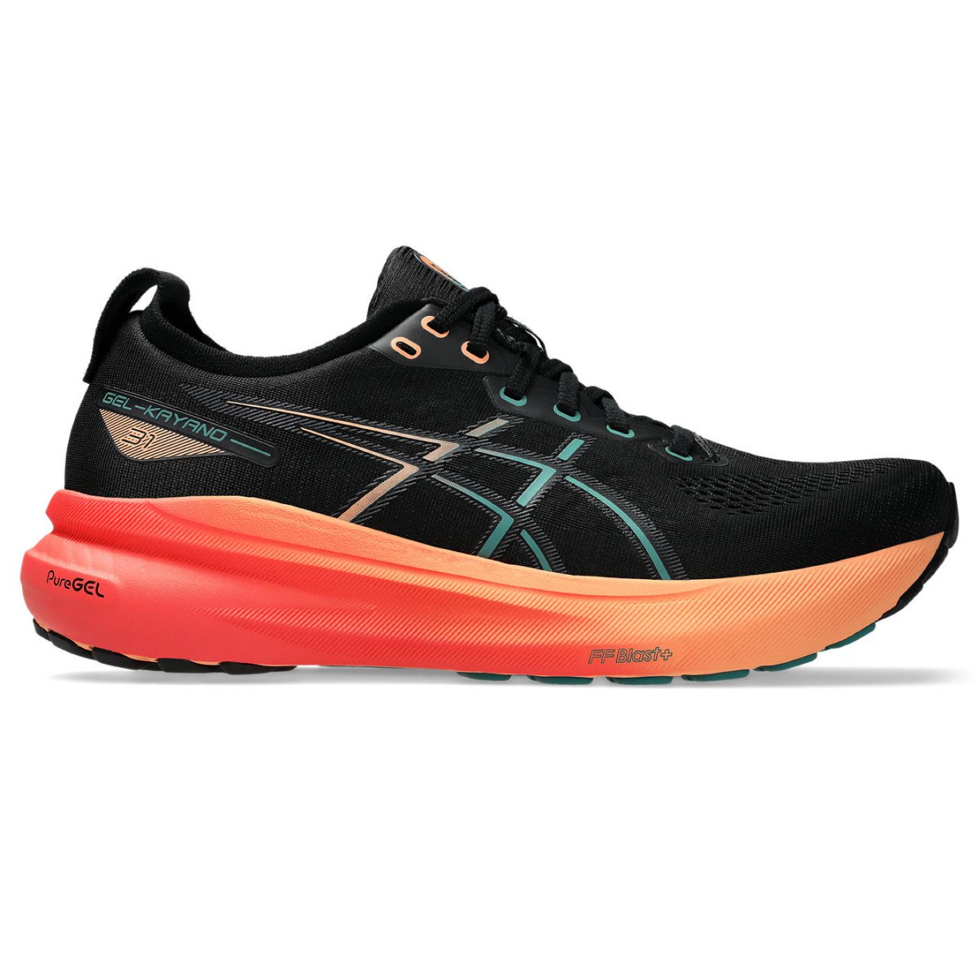 Asics Gel-Kayano 31 Black/Rainy Lake Da Uomo