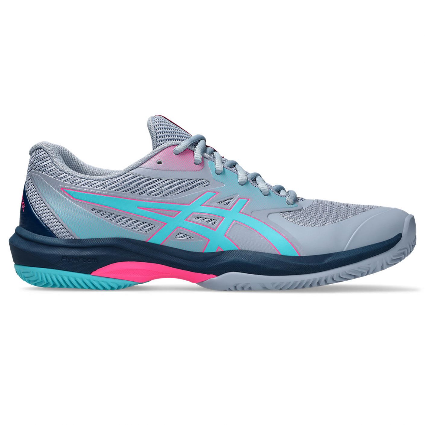 Asics Game FF Padel Grau Blau/Energy Aqua Herren