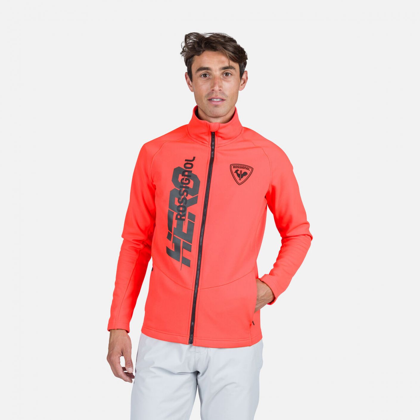 Rossignol Maglia Sottogiacca Hero Classique Slim Full Zip da Uomo