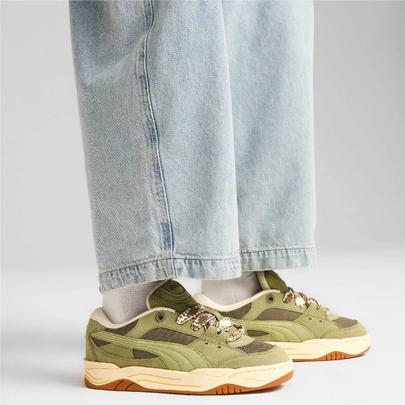 Puma 180 Lace Interest Olive/Calming Green da Uomo