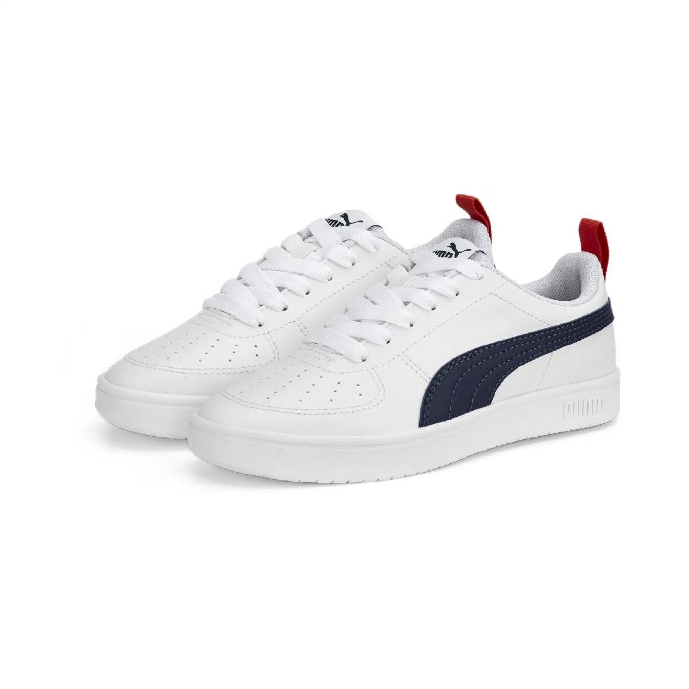 Puma Rickie Junior White/Peacoat