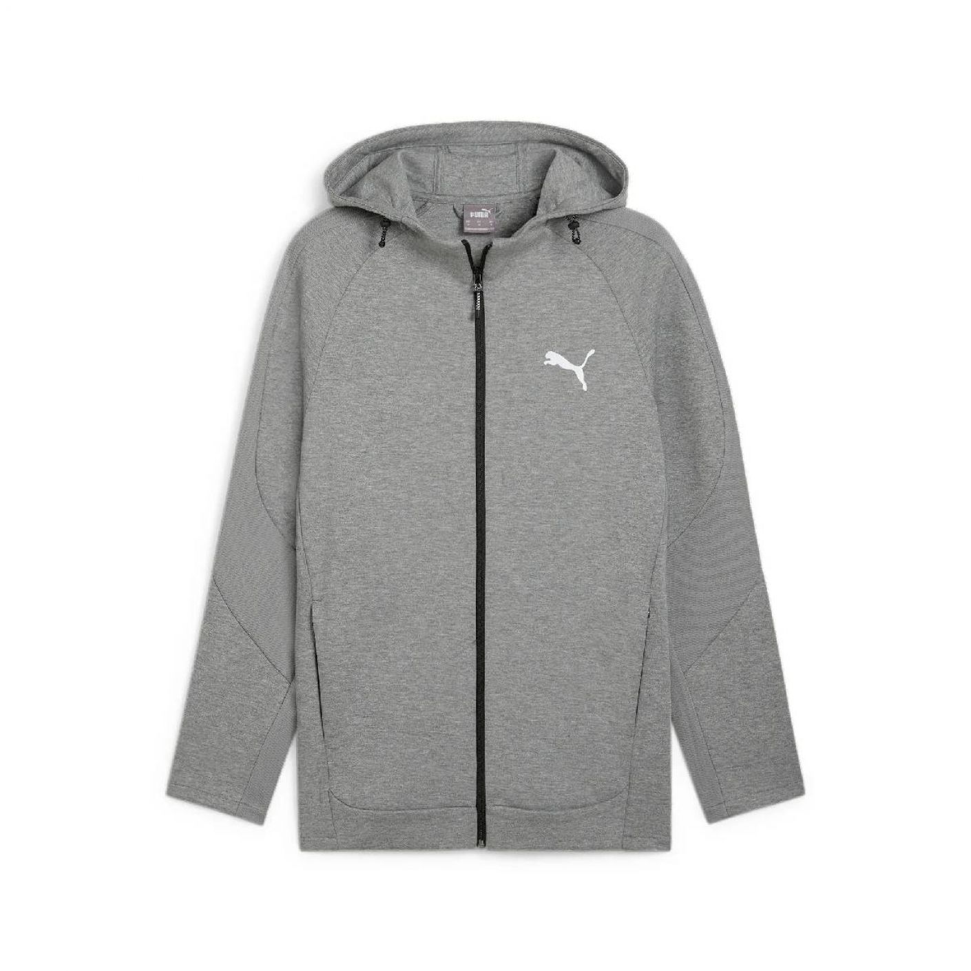 Puma Felpa Evostripe Full-Zip Grigia da Uomo