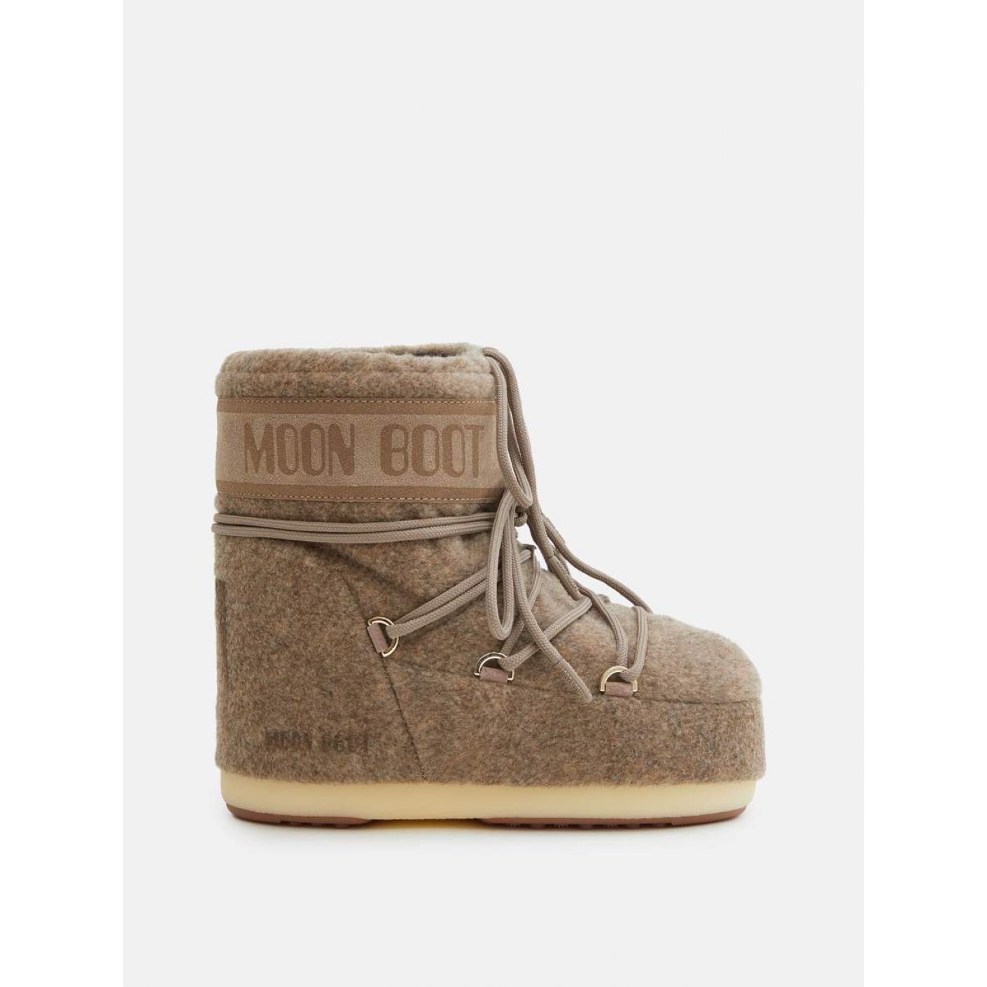 Moon Boot Icon Low Felt Beige Melange