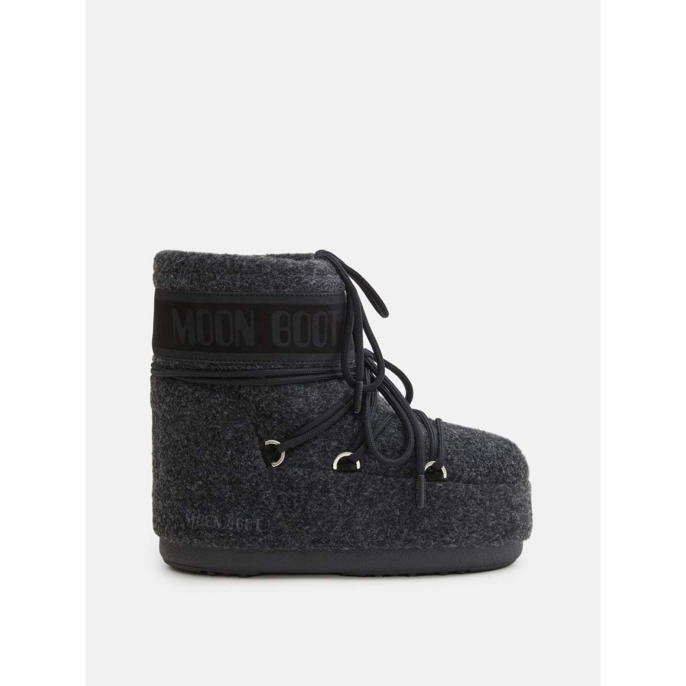 Moon Boot Icon Low Felt Nero