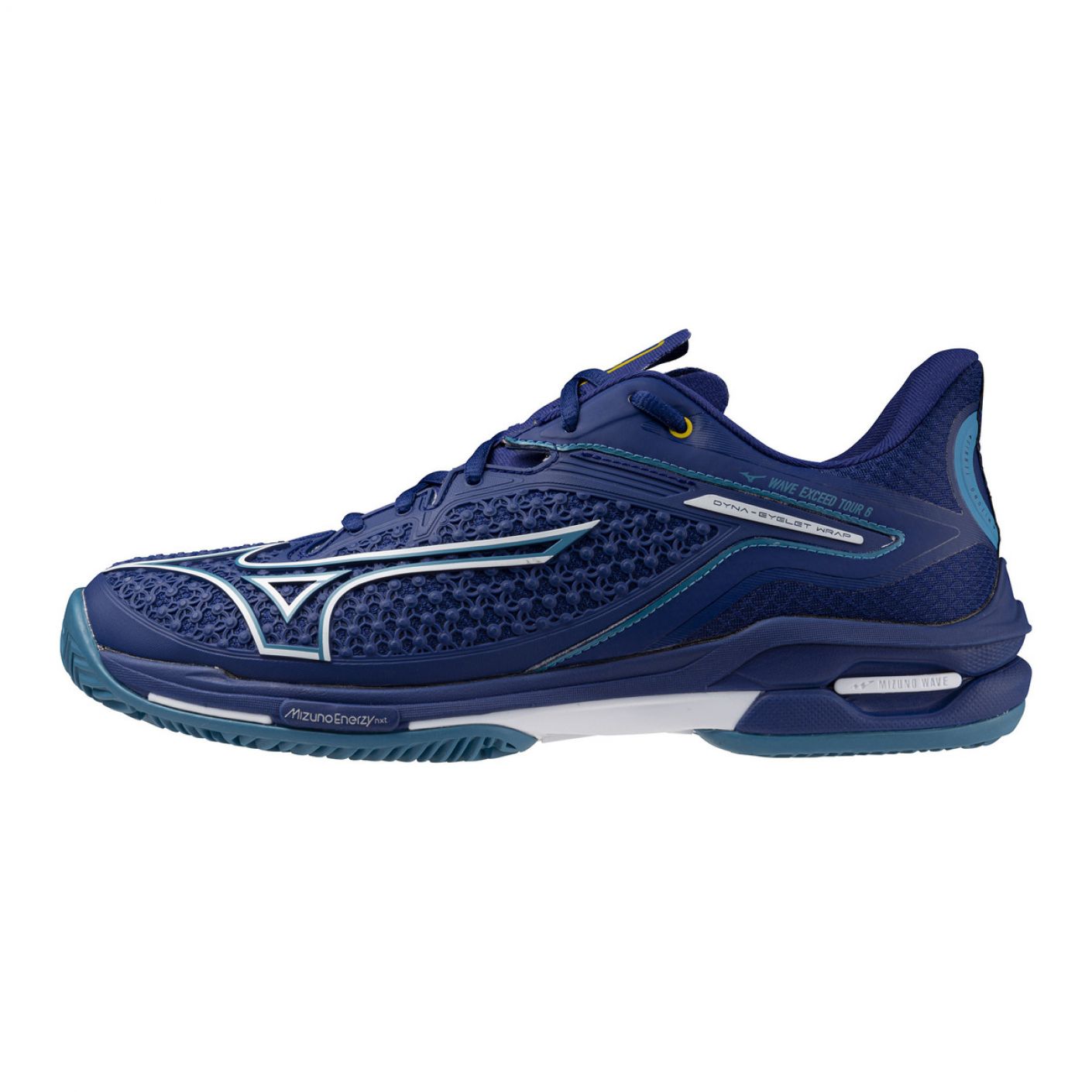 Mizuno Wave Exceed Tour Clay Bellwether Blue/White/Fjord Blue da Uomo