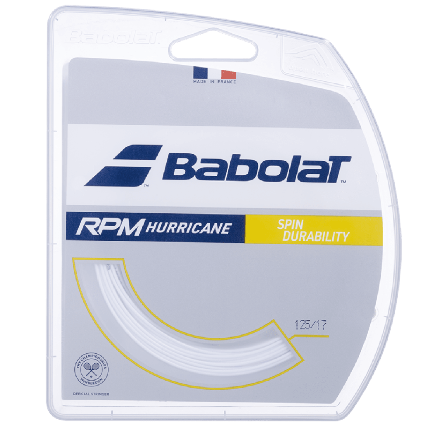 Babolat RPM Hurricane 12m Weiße Saite