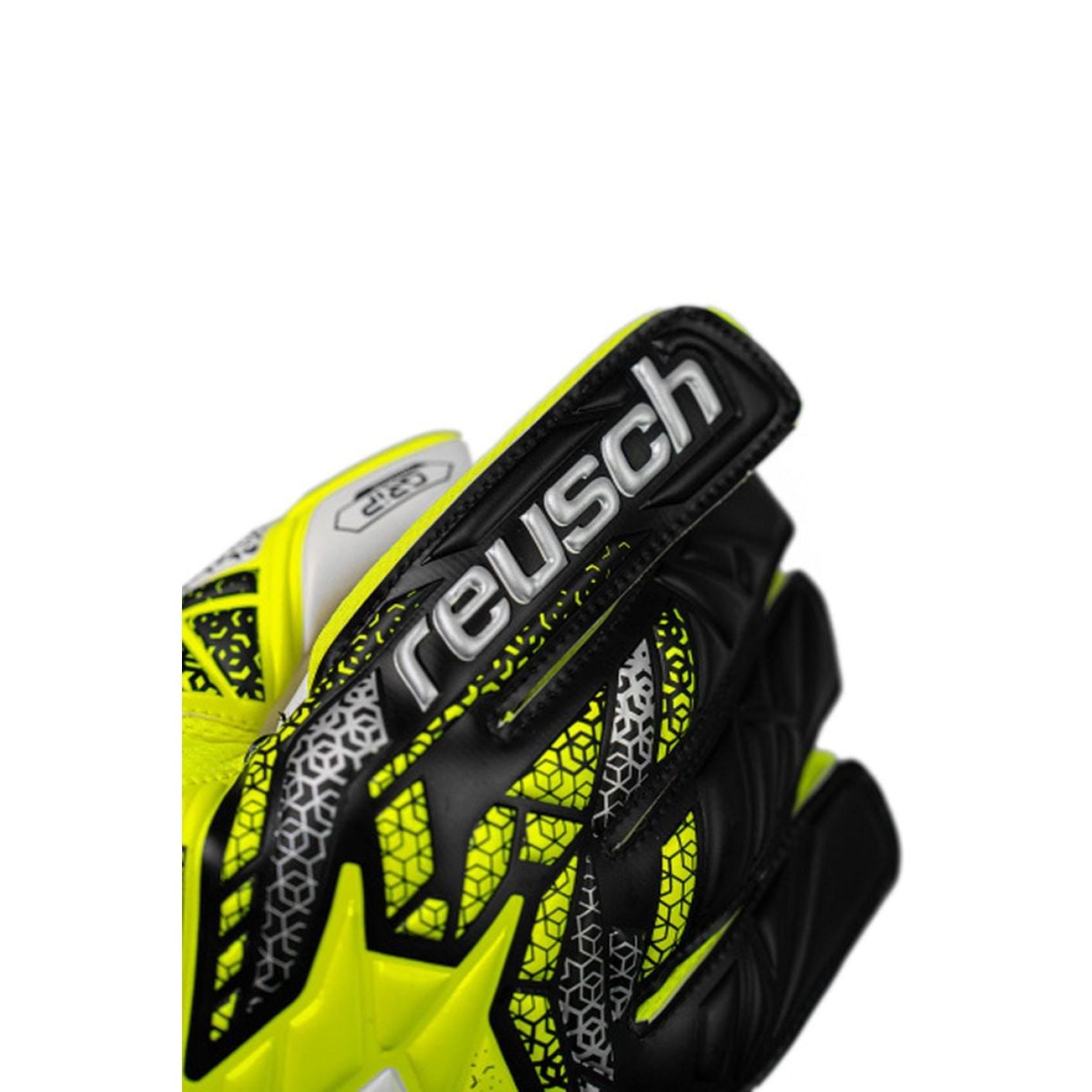 Reusch Attrakt Grip Handschuhe Salbeigelb/Silber 