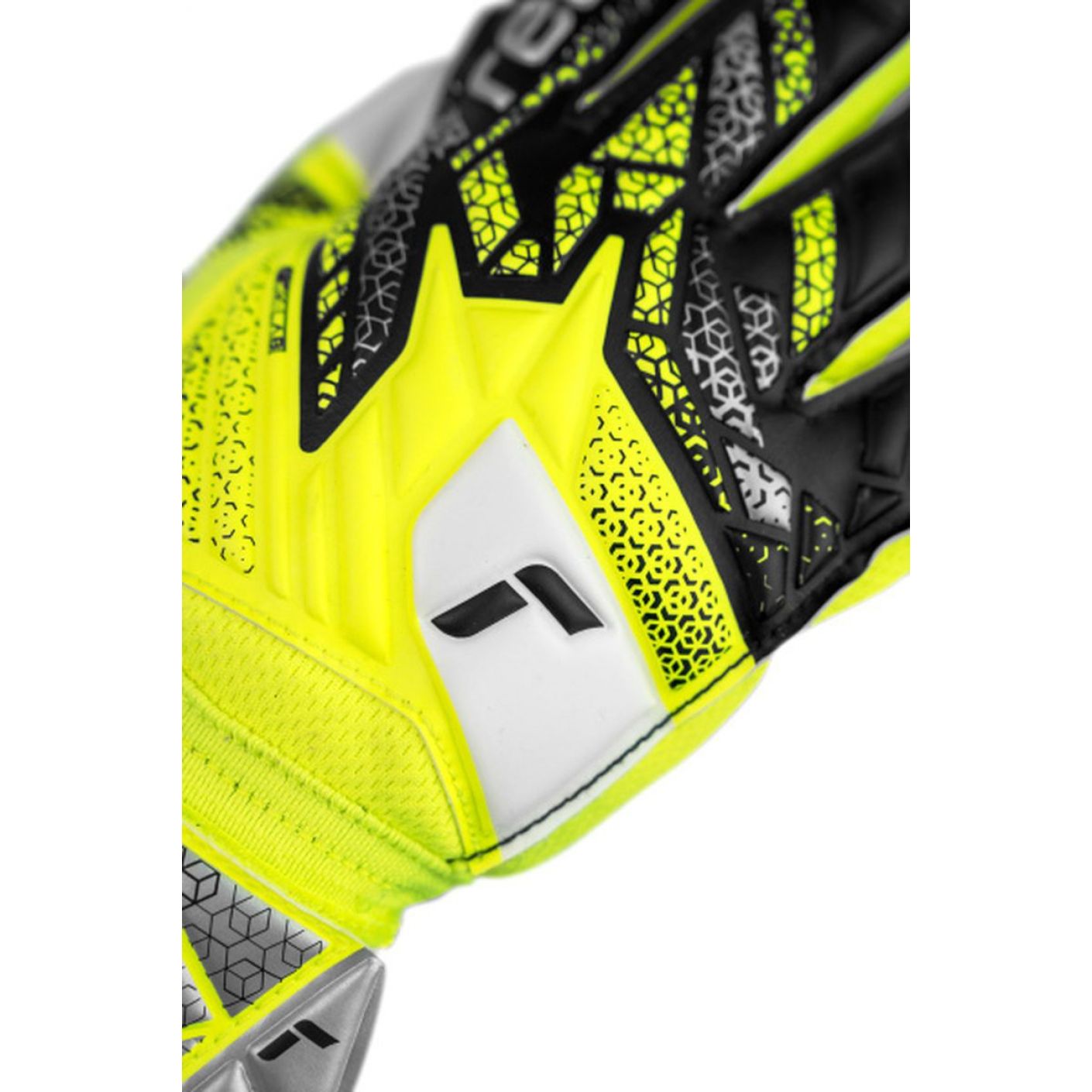 Reusch Guanti Attrakt Grip Junior Safe Yellow/Silver