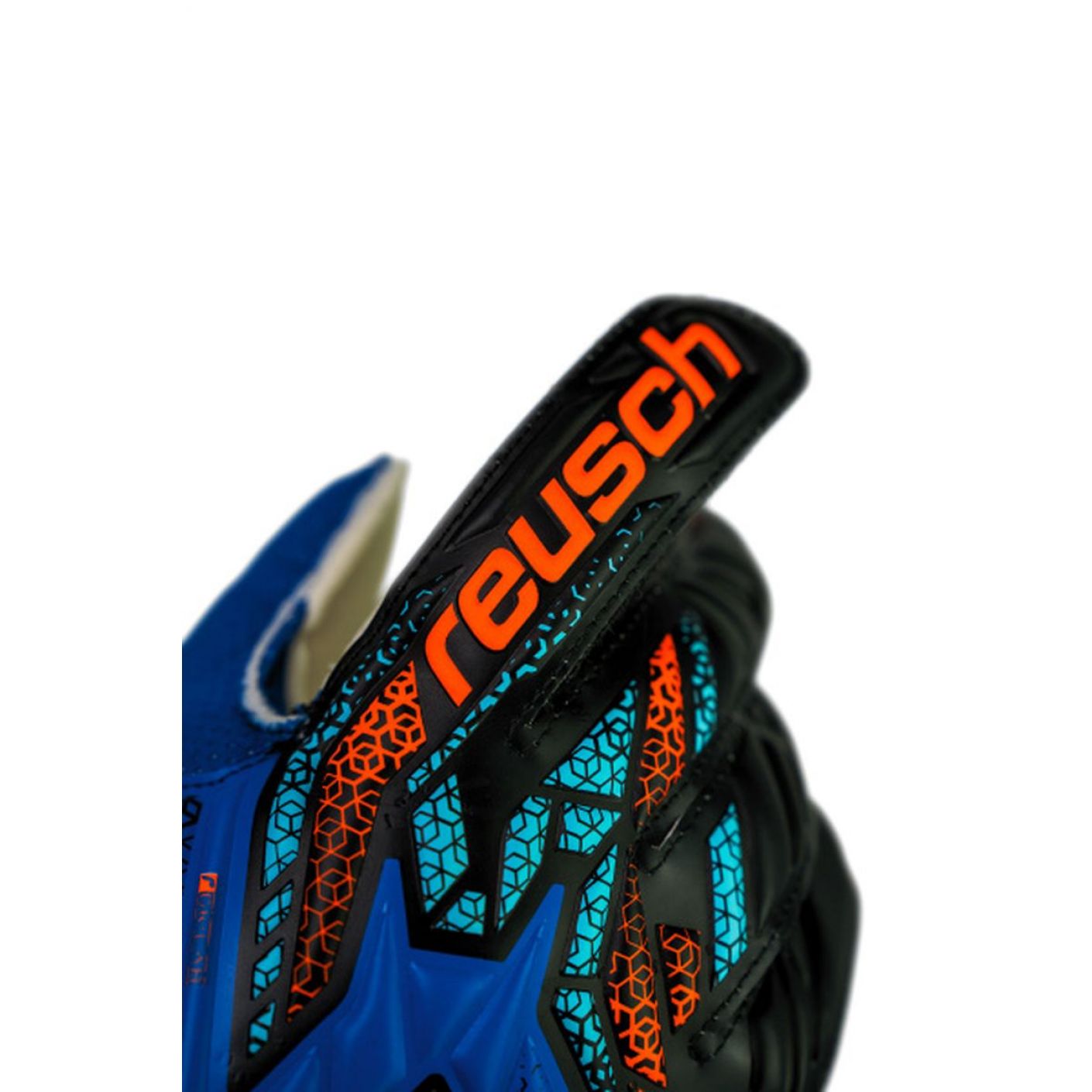 Reusch Guanti Attrakt Solid Junior Electric Blu/Shock Orange