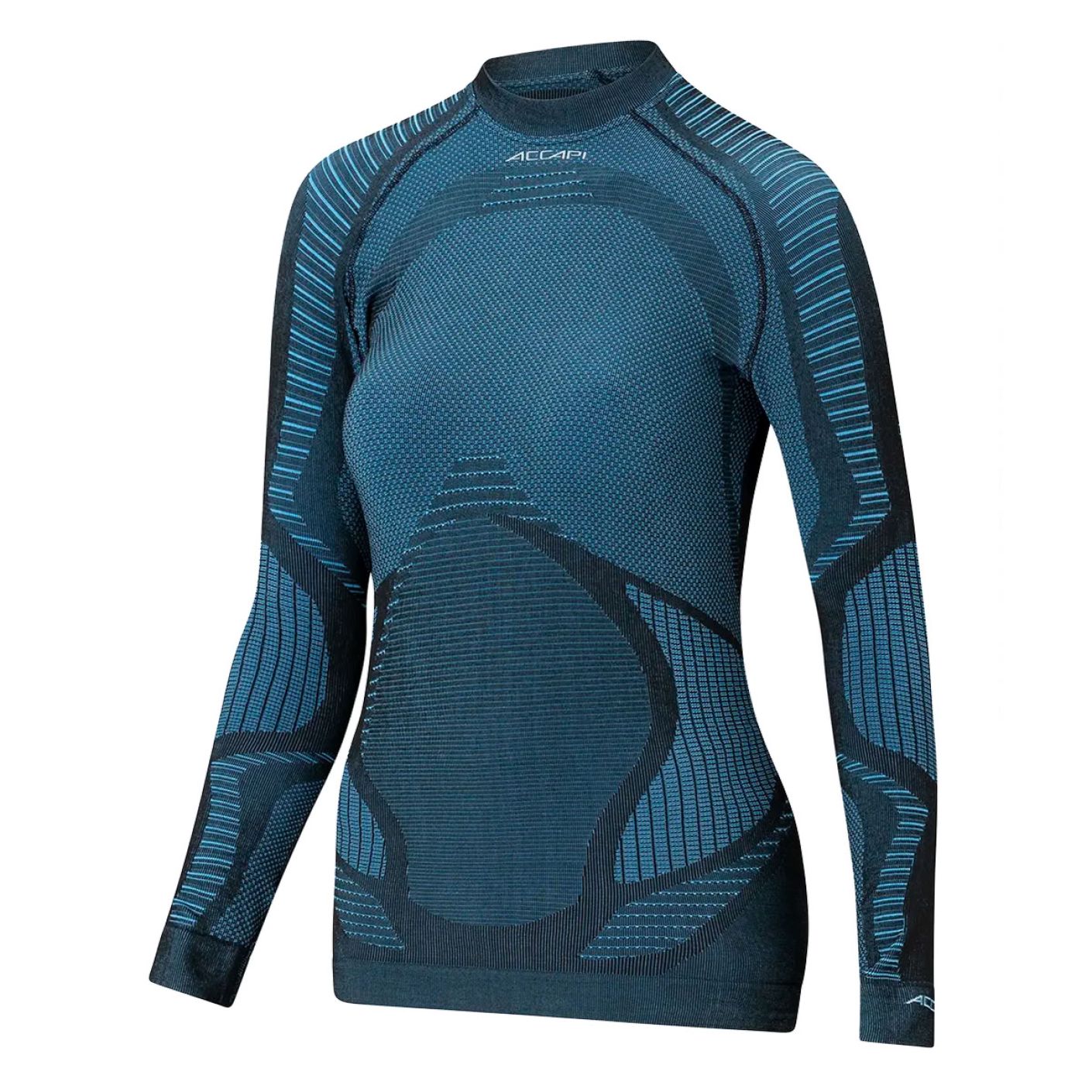 Accapi Maglia Termica Xperience Black/Turquiose da Donna