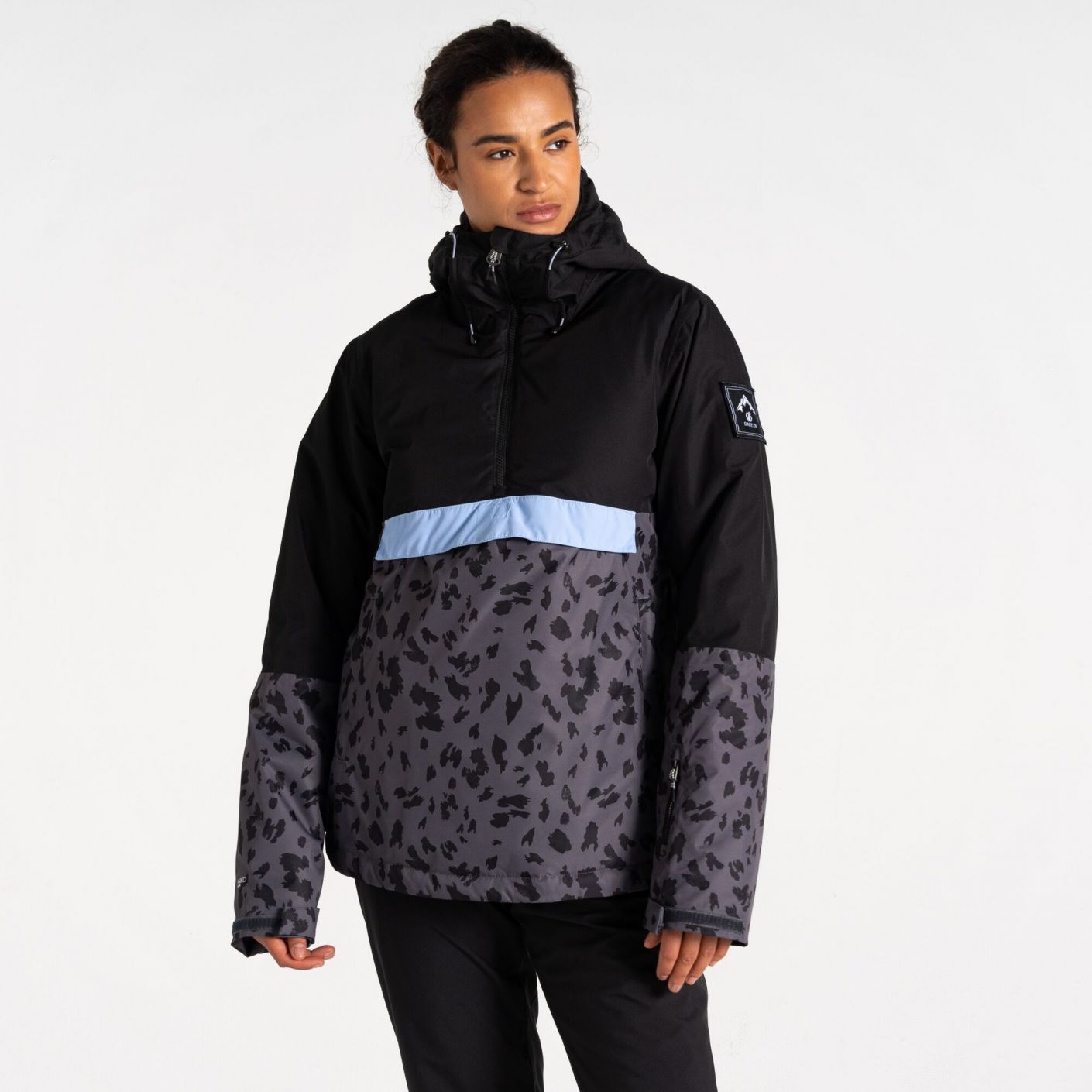 Dare2b Snowburst Overhead Jacke Schwarz Grau für Damen